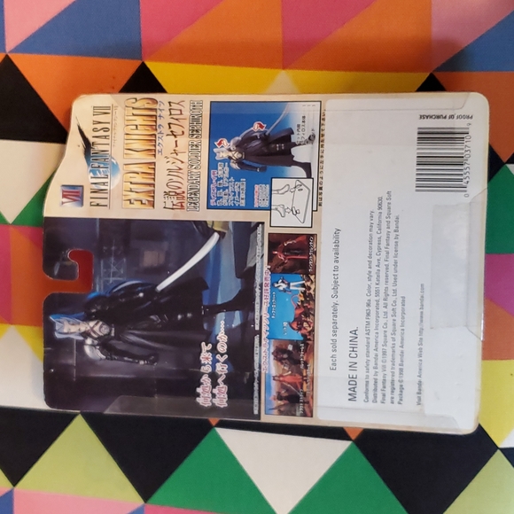 Sephiroth Final fantasy 7 VII FF7 legendary soldier action figure vintage rare - Picture 2 of 4